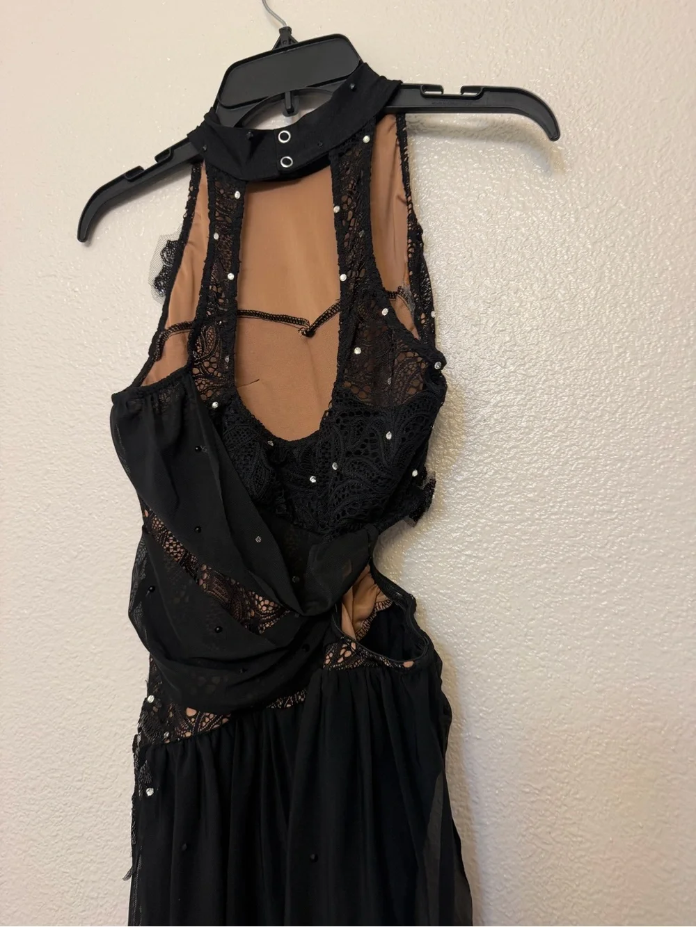 Revolution Tenth House lyrical Dance costume black custom LILITH TH24177 SA adlt